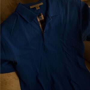 Burberry Blue Polo Shirt